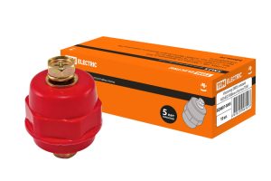 Изолятор sm25 силовой Н25хd27хМ8мм с болтом tdm