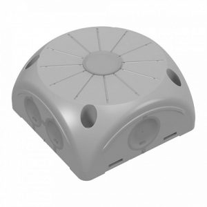 Коробка распределительная 60 0505 для видеокамер двухкомпонентная с мембранами безгалогенная (hf) се