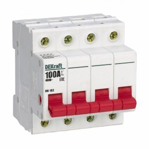 17016dek ВН102 4Р 100А выключатель нагрузки