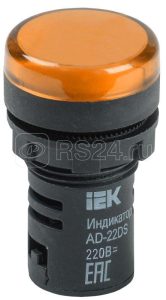 Iek Лампа ad22ds(led)матрица d22мм желтый 230В bls10 adds 230 k05