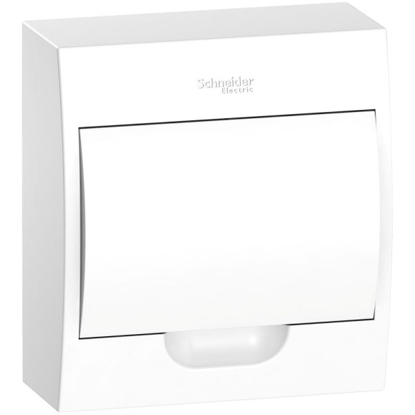 Systeme electric easy 9 Корпус навесной с белой дверью 1ряд/8мод, ip40,ik07,63А, 2 клеммы se ez9e108