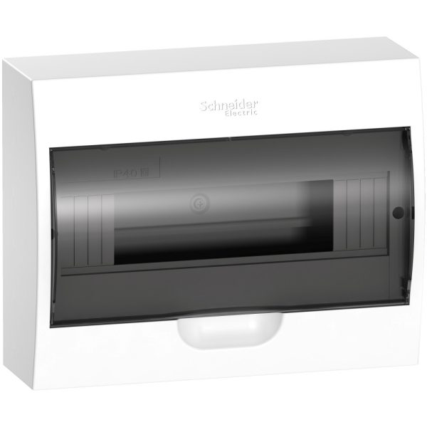 Systeme electric easy 9 Корпус навесной с прозрачной дверью 1ряд/12мод, ip40, ik07, 63А, 2 клеммы se