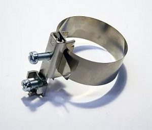 Хомут заземления д 5 25 мм (нерж. сталь) Промрукав