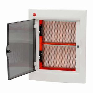 Dkc Щиток мультимедийный встраиваемый с дверцей 24 мод.,ip41, белый, смонтажными платами rb24b4nwddk