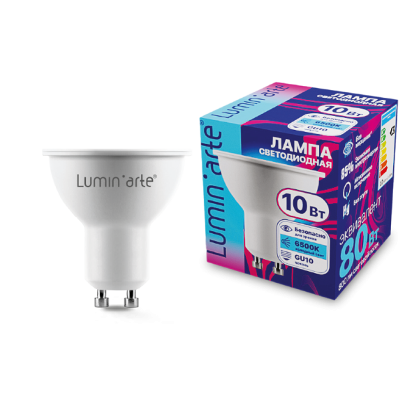 Светодиодная лампа lumin'arte lstd par16 10w6kgu10 10Вт 6500k gu10
