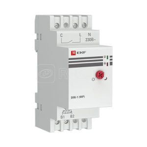 Ekf proxima Фотореле с выносным датчиком din 1 (ФР) 2 100Лк 25А 3000Вт fr din 1 25