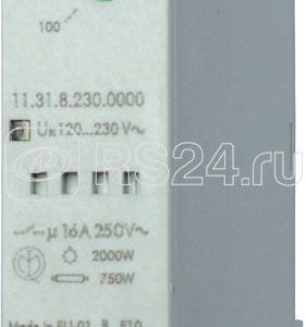 Finder Фотореле модульное с фотоэлементом 011.02; монтаж на рейку 35мм; 1no 16a; питание 230В Аc; на