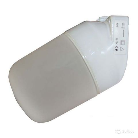 Светильник НПБ400 1 для сауны настенный, наклонный, ip54, 60 Вт, белый, tdm