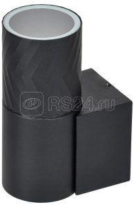 Светильник уличный 5107 настенный gu10 ip65 черный iek lt ubu0 5107 gu10 1 k02