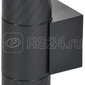 Светильник уличный 5108 настенный 2хgu10 ip65 черный iek lt ubu0 5108 gu10 2 k02