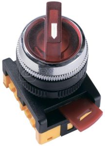 Iek Переключатель АnСlr 22 3 на 3 фикс. полож. красный неон/240В i o 1з+1р bsw10 anclr 3 k04, шт