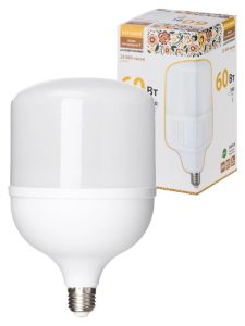 Лампа светодиодная t 60 Вт 230 В 4000 К–e27 (135x225 мм) НАРОДНАЯ