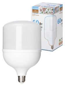 Лампа светодиодная t 60 Вт 230 В 6500 К–e27 (135x225 мм) НАРОДНАЯ