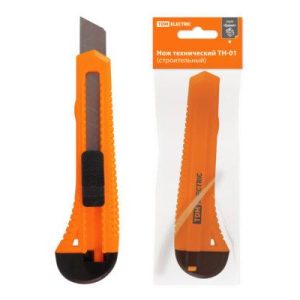 Нож технический (строительный), ТН 01, 18 мм, серия "Гранит" tdm