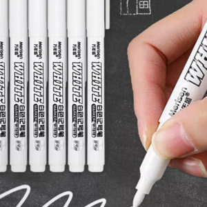 Маркер перманентный белый merisen w 1618