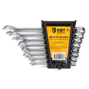 Набор гаечных комбинированных ключей НКК 8 (8 19) серия kbt professional (КВТ)