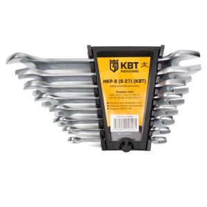 Набор гаечных рожковых ключей НКР 8 (8 27) серия kbt professional (КВТ)