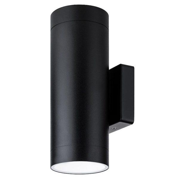 Светильник настенный led, Тубо, 2х6 Вт, 4000 К, h252 мм, алюм./черн., вверх/вниз, ip65, tdm