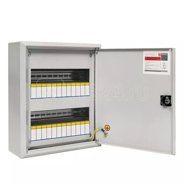 Щит ЩРН 24 (з) пласт. замок ekf mb21 24n