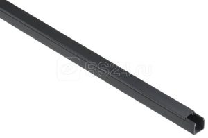 Кабель канал 16х16 l2000 пластик ЭЛЕКОР черн. iek el kk10 016 016 1 k02