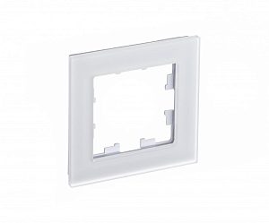 1 постовая рамка, орг. стекло, матовый белый
