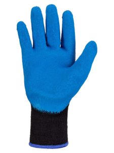 Перчатки х/б плотной вязки с латексным покрытием, "Рельеф", черные, 11, 10 кл., 140 г, 1 пара, tdm