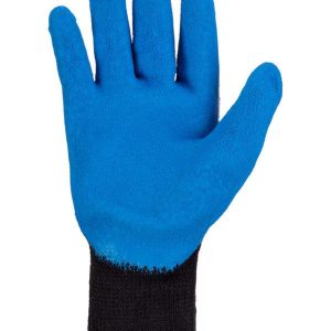 Перчатки х/б плотной вязки с латексным покрытием, "Рельеф", черные, 11, 10 кл., 140 г, 1 пара, tdm