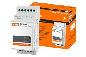 Реле контроля уровня РКУ 04 2нас/1рез/2ур/3датч 230/400В din (без датчиков) tdm