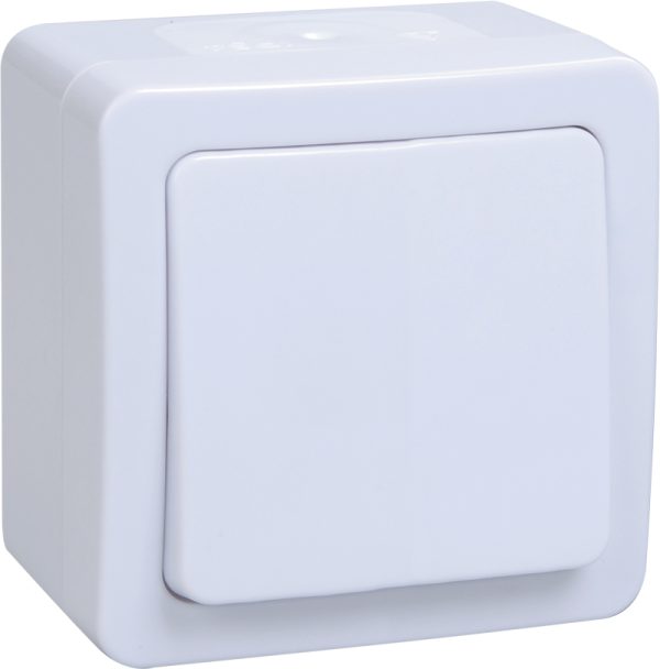 Iek germes plus ВСп20 1 0 ГПБ выкл 1кл проход. о/у ip54 (цвет клавиш: белый) evmp12 k01 10 54 ec