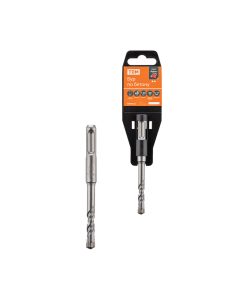 Бур по бетону, 8?110?50 мм, sds plus, 4 резца, пластиковый держатель, 1 шт, "Рубин" tdm