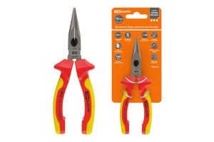 Длинногубцы диэлектрические, 160 мм, 1000 В, cr v, «ЭкспертЭлектрик» tdm