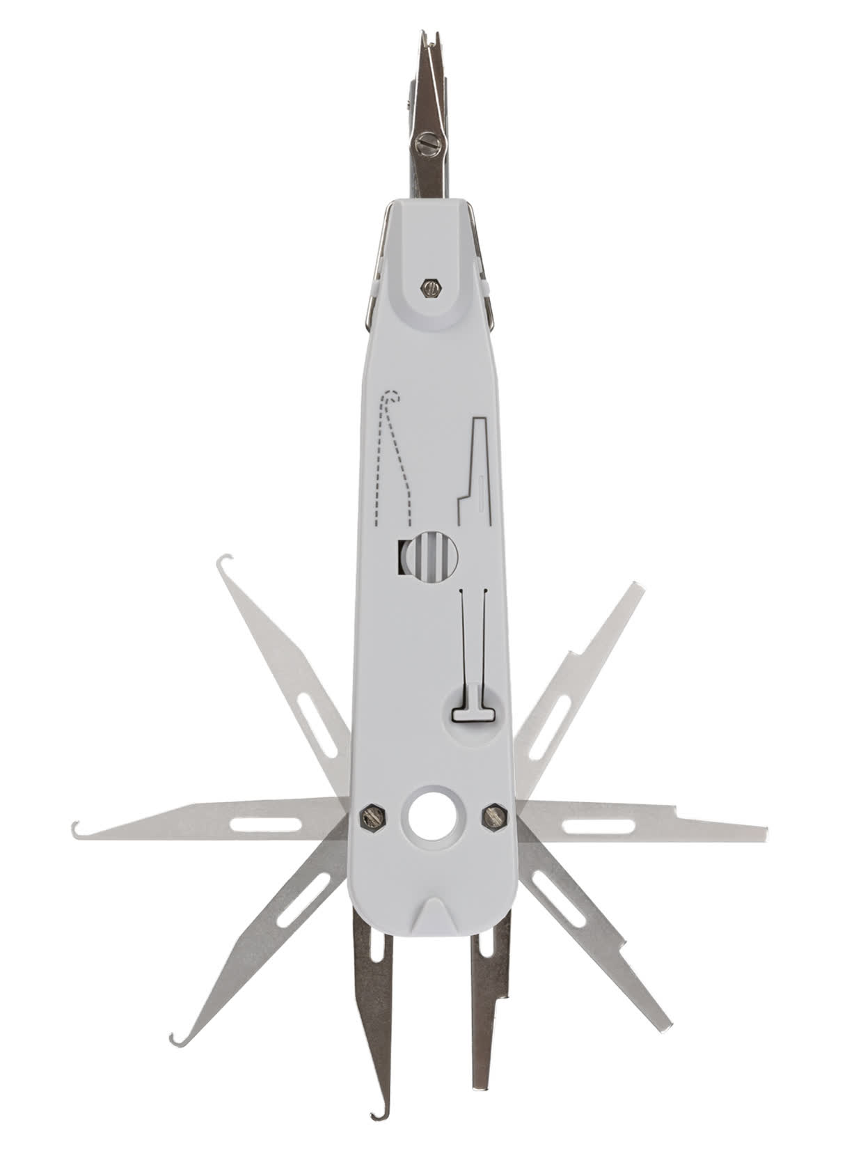 Инструмент И МВУ, монтаж и обрезка витой пары, ударный, «МастерЭлектрик» tdm