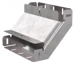 Угол вертикальный внутренний 90 градусов с крышкой Стандарт 200х50 Промрукав