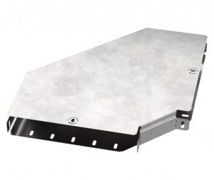 Угол горизонтальный 90 градусов с крышкой Стандарт 300х50 Промрукав