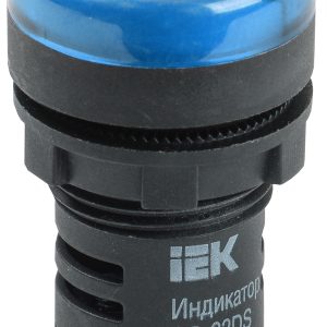 Iek Лампа ad22ds(led)матрица d22мм синий 230В bls10 adds 230 k07