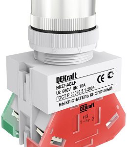 25012dek ВК22 ablf blk выключатель кноп. потайной без индикации черный