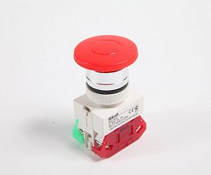 25038dek ВК22 ae red выключатель кноп. гриб с фикс. красный