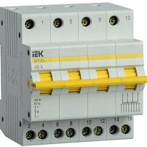 Iek karat Выключатель разъединитель трехпозиционный ВРТ 63 4p 40А mpr10 4 040