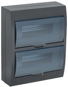 Iek krepta 3 Корпус пластиковый ЩРН П 24 ip41 черный откр.монтаж mkp12 n 24 41 k02