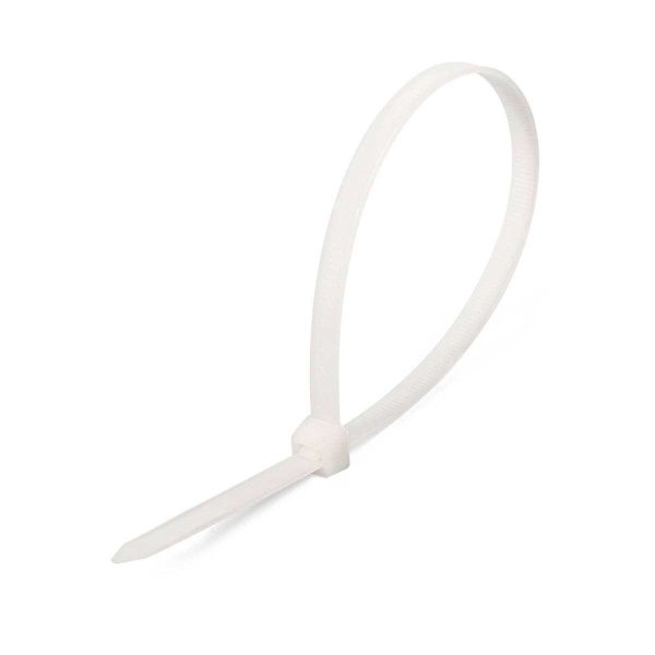 Стяжка нейлоновая КСС «nord» 4х250 (бел) (100шт) (fortisflex)