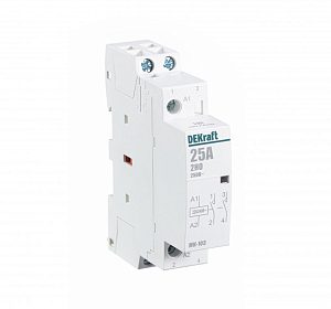 Dekraft Модульный контактор 2НО 25А 230В МК 103 18064dek