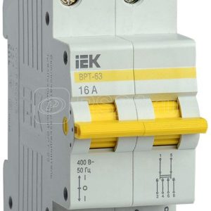 Iek karat Выключатель разъединитель трехпозиционный ВРТ 63 2p 16А mpr10 2 016