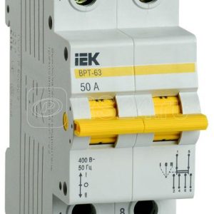 Iek karat Выключатель разъединитель трехпозиционный ВРТ 63 2p 50А mpr10 2 050