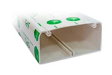 Кабельный канал с крышкой 105х50х2000мм (белый) spl