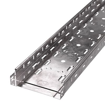 Лоток перфорированный 200х50х3000 (0,55 мм) (12 м/уп) ЭлектроЛоток