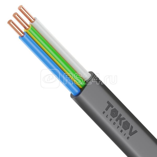 Кабель tokov electric ВВГ Пнг(А) ls 3х1.5 ОК (n pe) 0.66кВ (м) УТ000028390