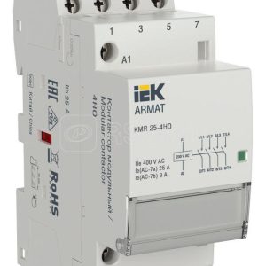 Iek armat Контактор модульный kmr 25А 230В ac 4НО ar kmr10 025 40 230