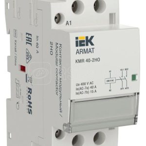 Iek armat Контактор модульный kmr 40А 230В ac 2НО ar kmr10 040 20 230