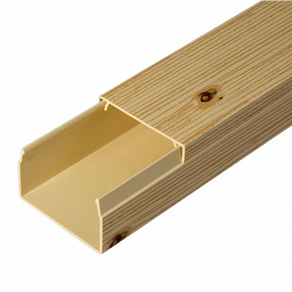 Кабель канал сосна 2 й замок 40х25 мм (30м/уп) Промрукав