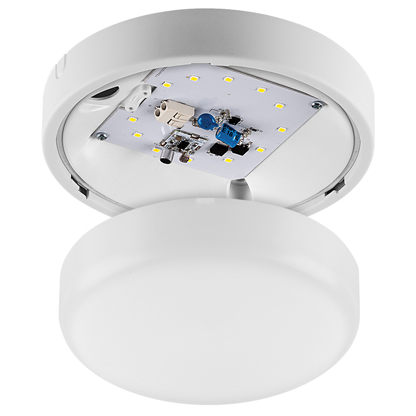 Светодиодный светильник с оптико акуст датчиком wolta ДПП01 7 021 4К ОА 7 Вт круг 4000k